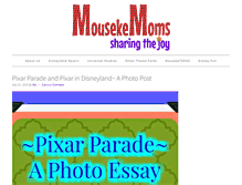 Tablet Screenshot of mousekemoms.com